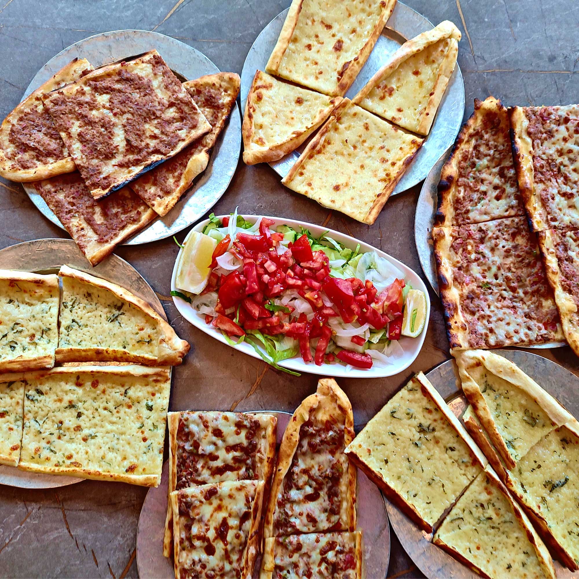 Pide ve salata